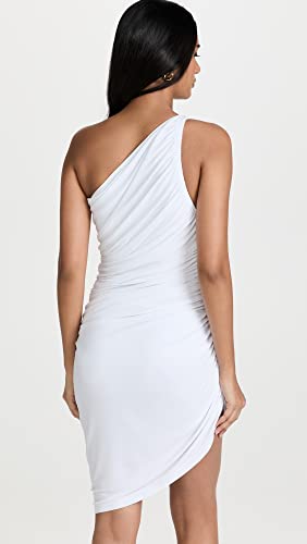 Norma Kamali Women's Diana Mini Dress, Snow White, X-Large